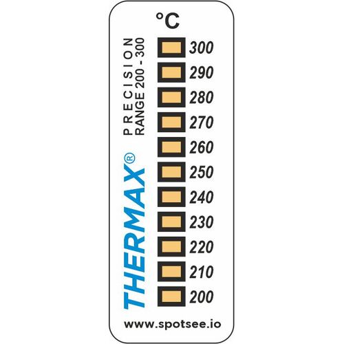 Thermax® Precision 11 Level Temperature Labels Range 6 (25PK)