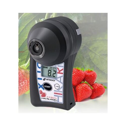Infrared Brix Refractometer: PAL-HIKARi Strawberries
